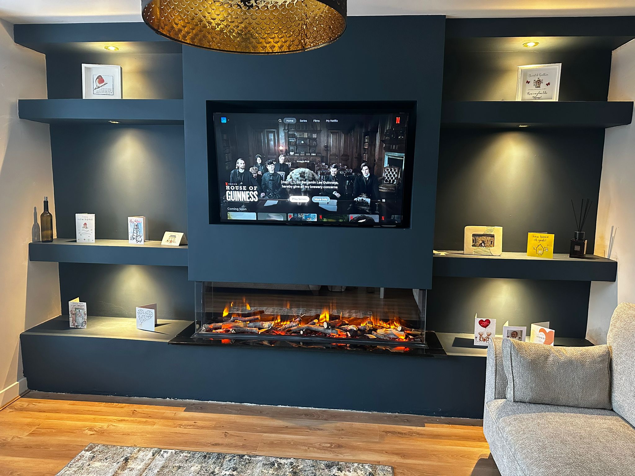 Media Wall Downlights with Smart Control – A Recent Installation in Naas